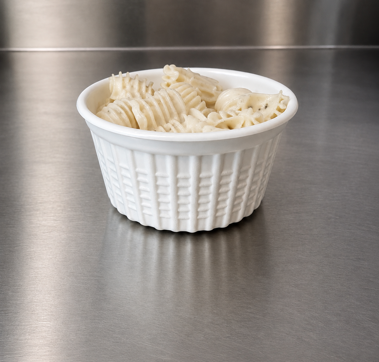 Pot de radiatoris sauce boursin