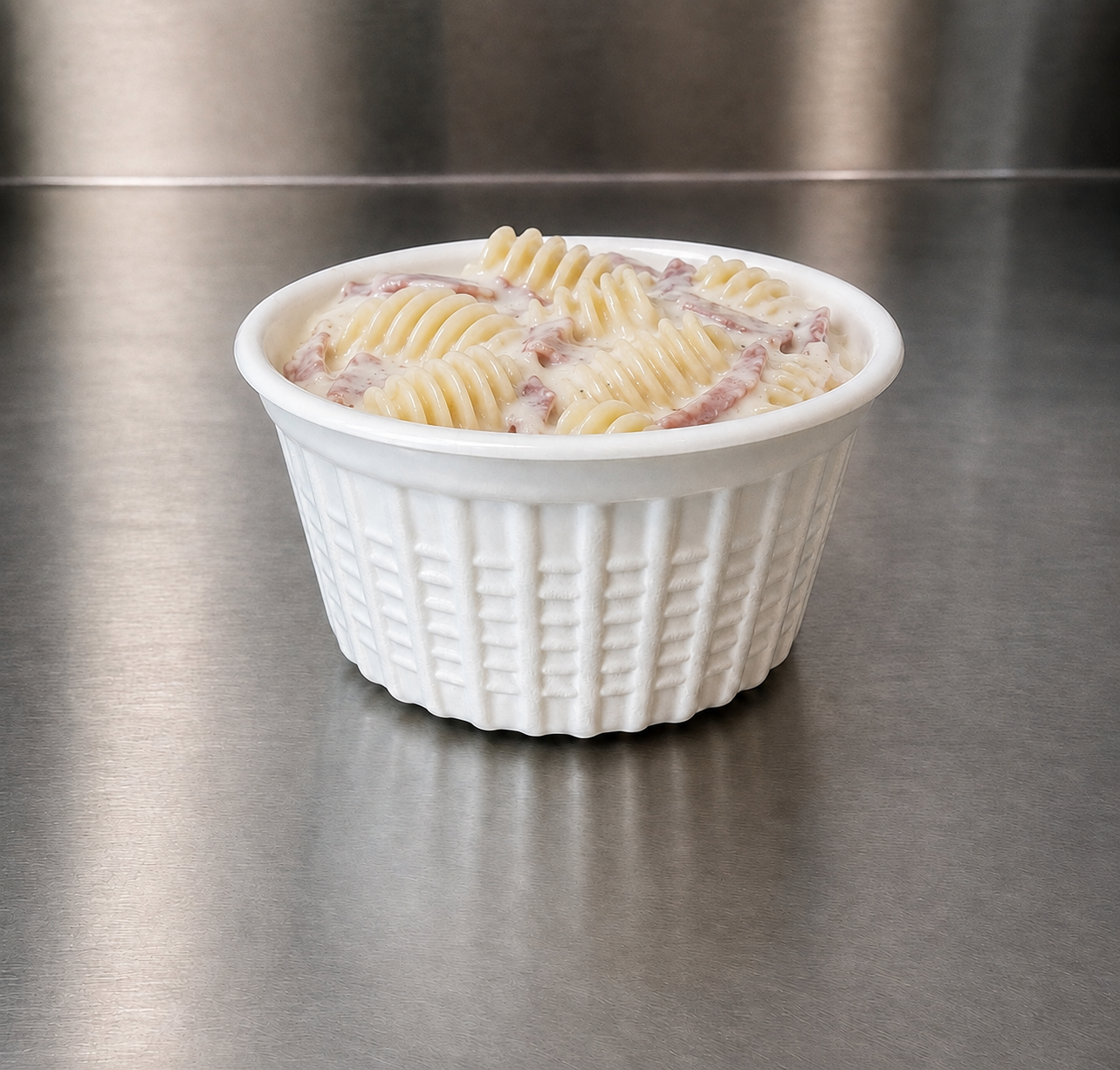 Pot de radiatoris sauce coppa