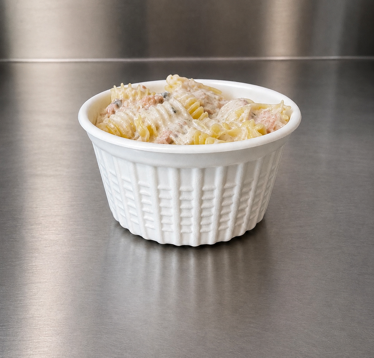 Pot de radiatoris sauce saumon